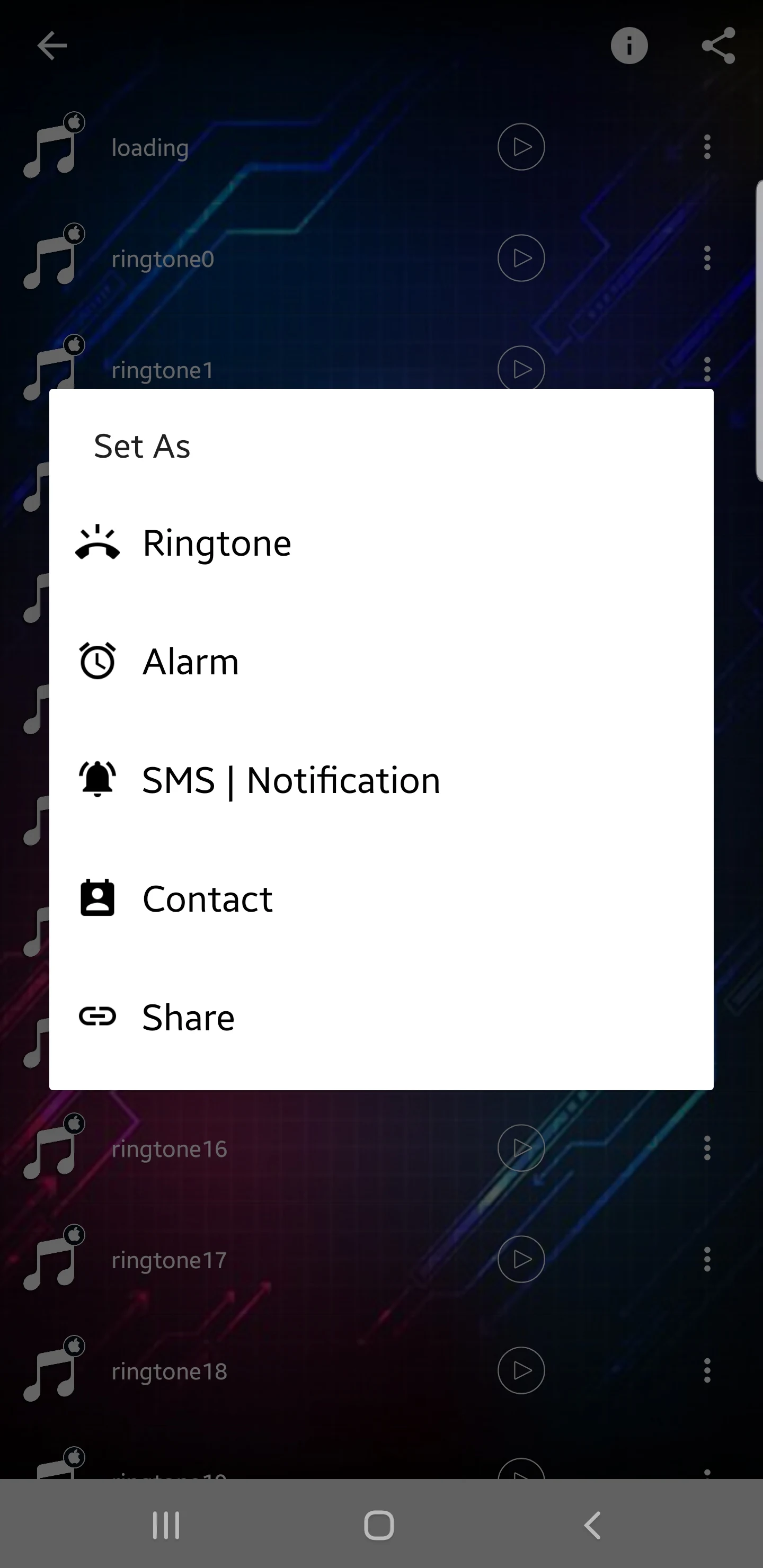 Ringtone iphone Flash alert screenshot
