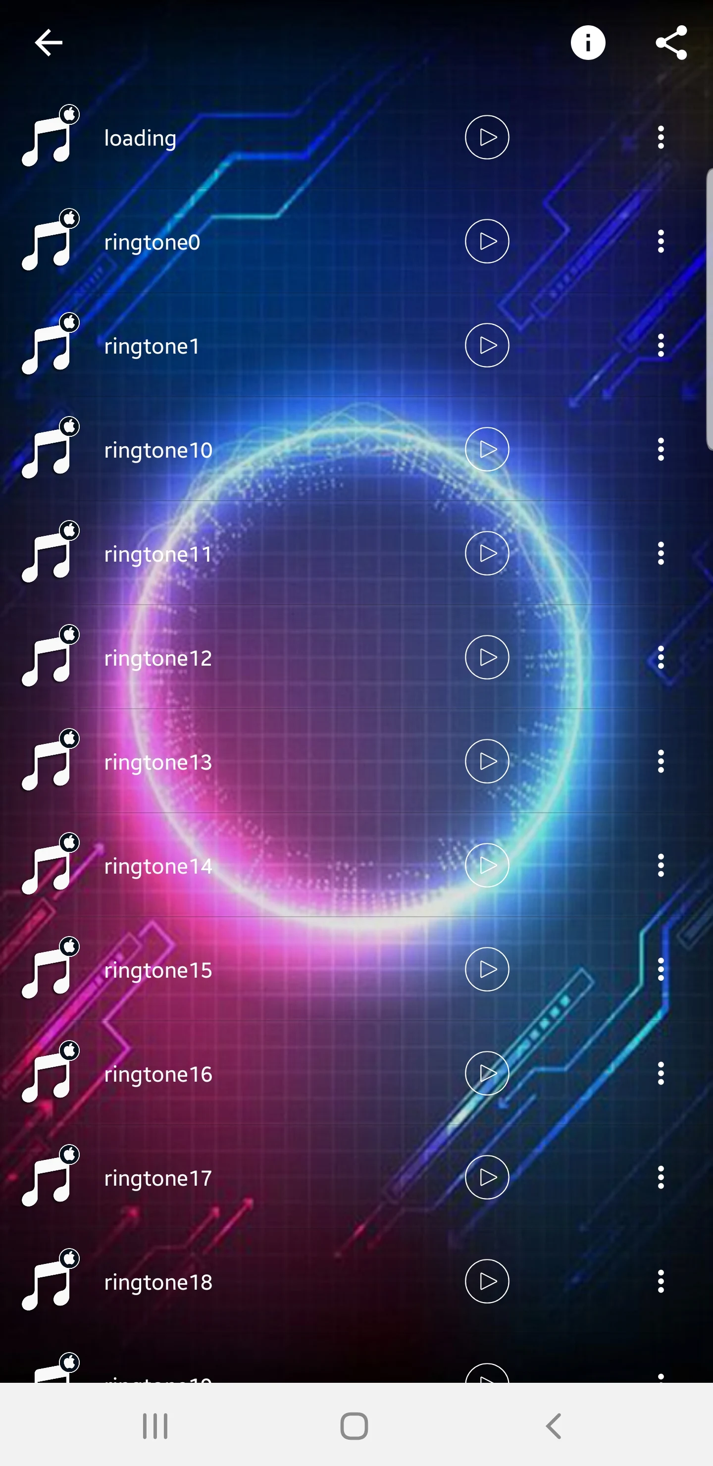 Ringtone iphone Flash alert screenshot